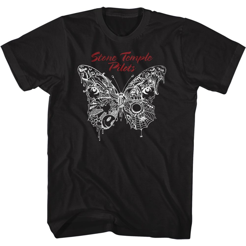 officially licensed Stone Temple Pilots Butterfly T-Shirt tee
