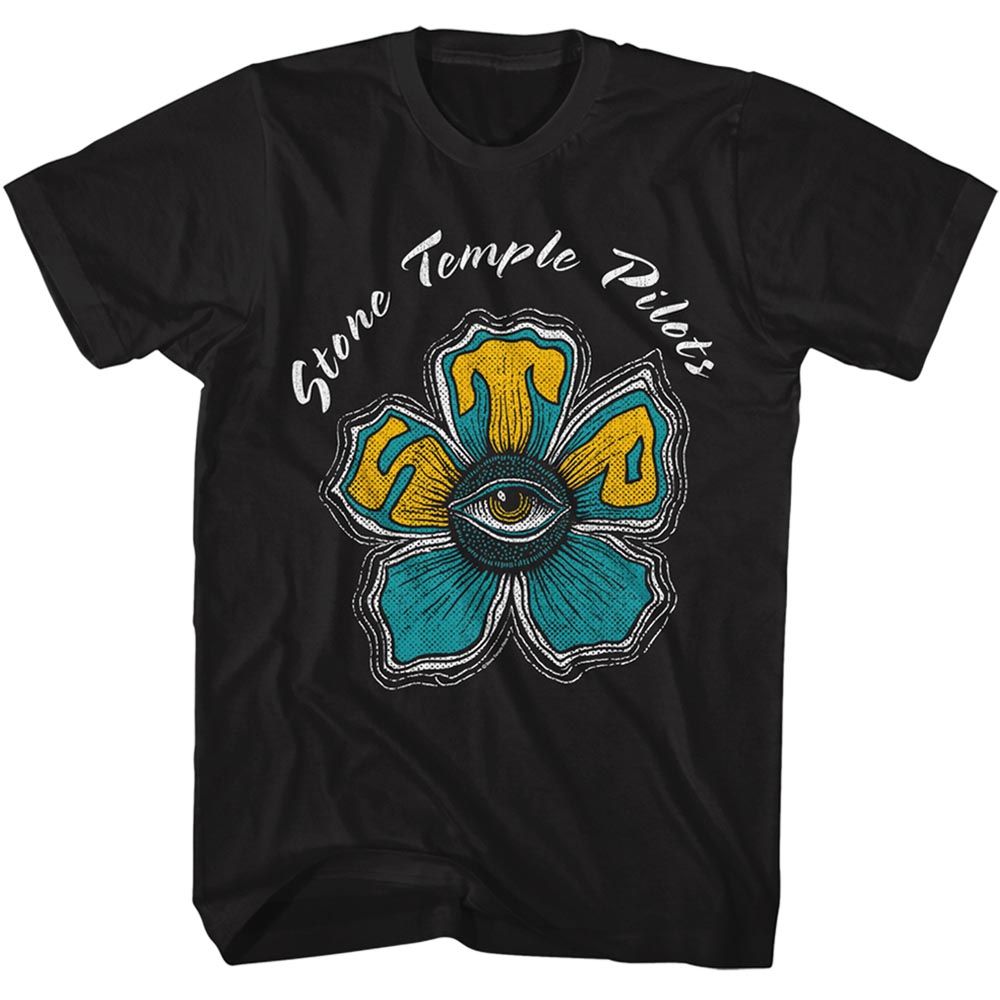 officially licensed Stone Temple Pilots Eye Flower T-Shirt tee