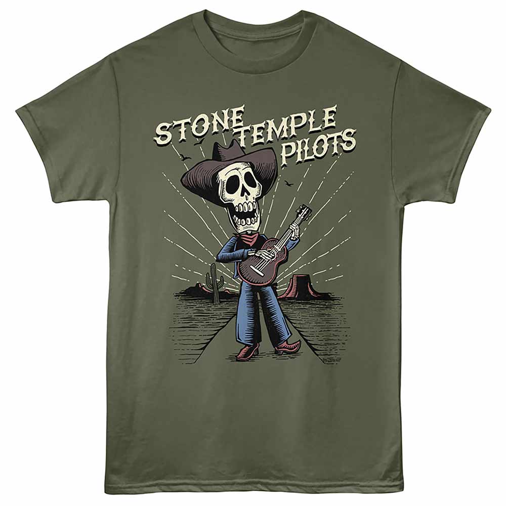 officially licensed Stone Temple Pilots Day of the Dead T-Shirt tee