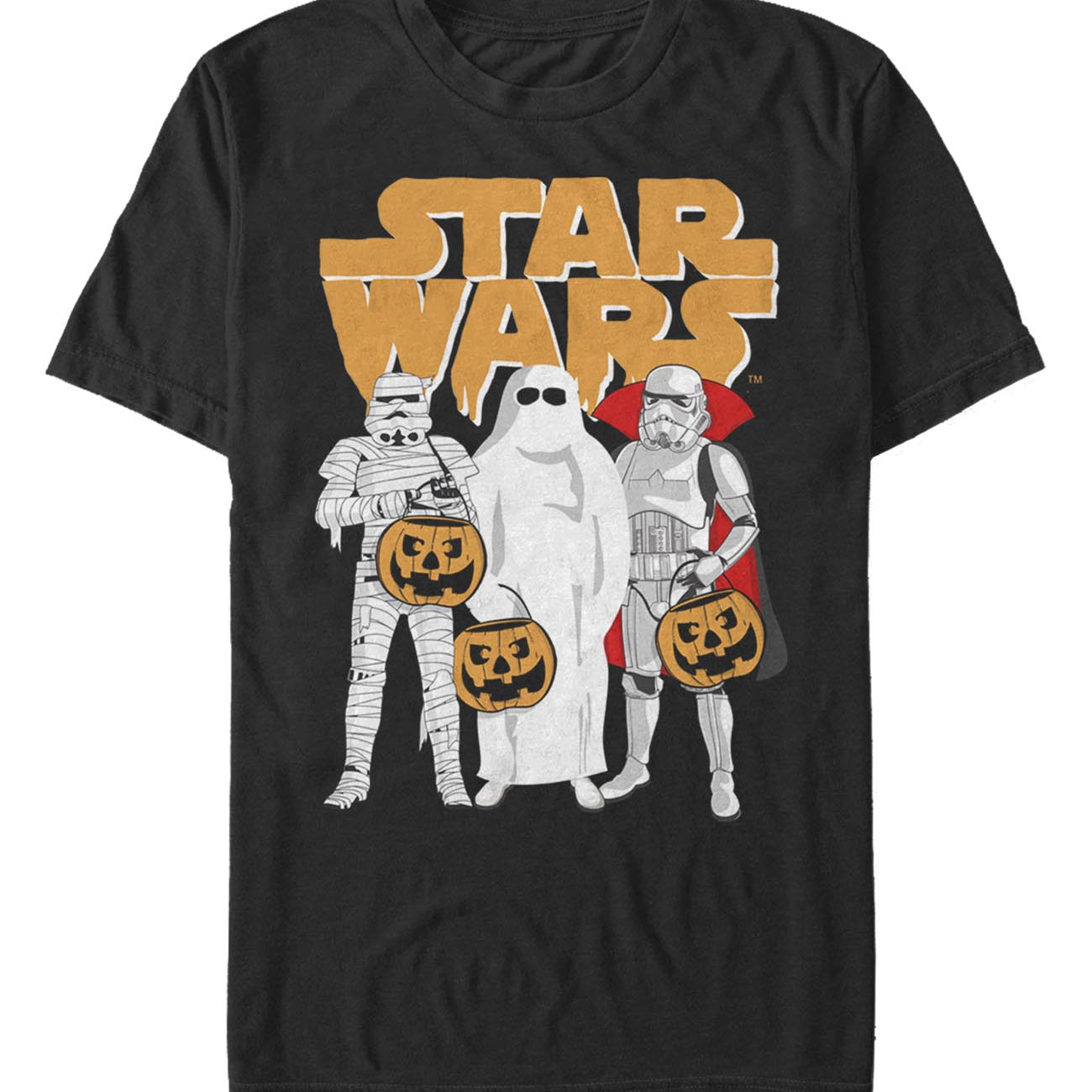 officially licensed Star Wars Trick or Treat T-Shirt tee