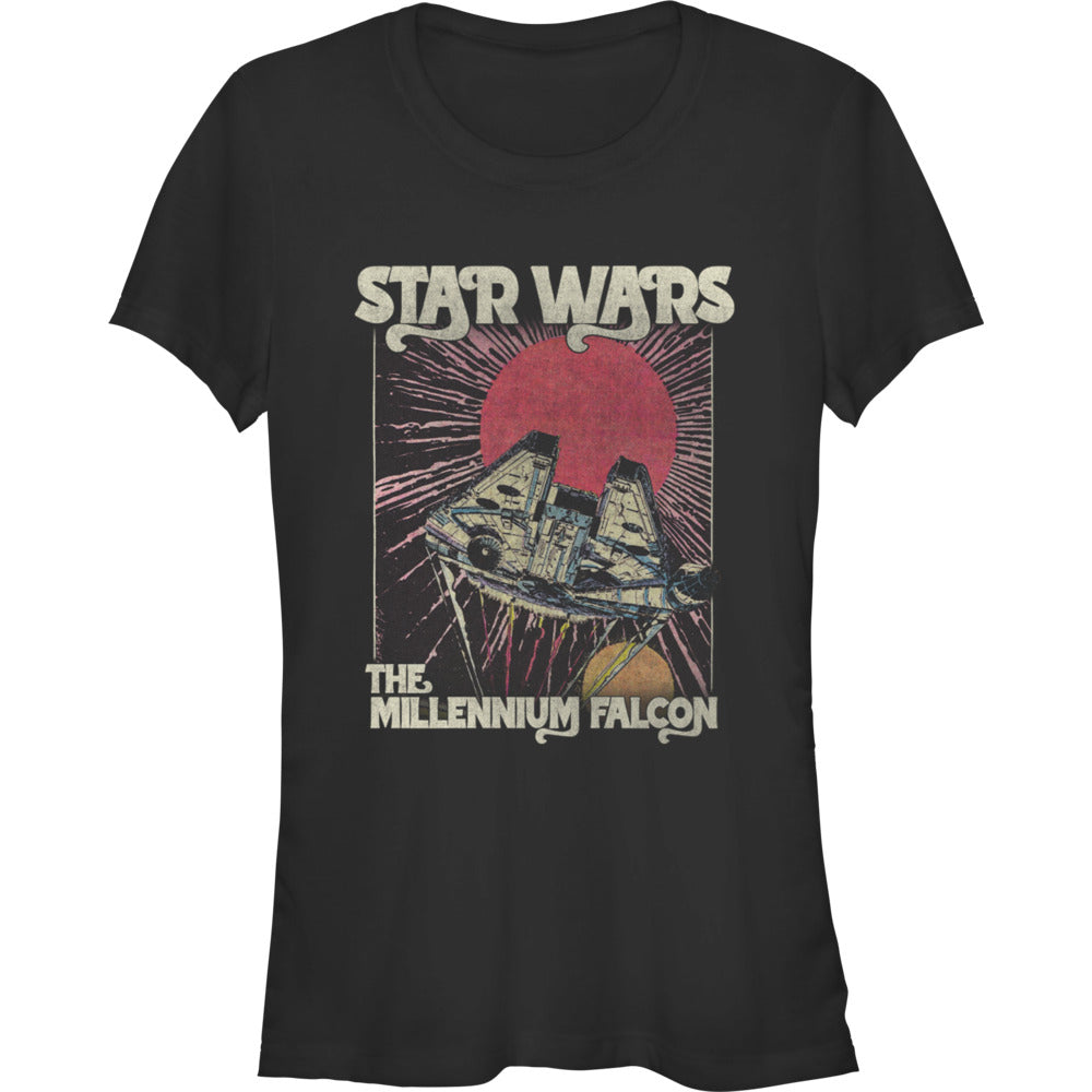 Star Wars Retro Poster Black graphic t-shirt