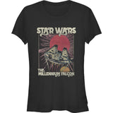Star Wars Retro Poster Black graphic t-shirt