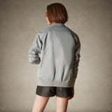 Members Only Women's Satin Bomber Jacket