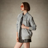 Members Only Women's Satin Bomber Jacket