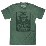 Smokey Bear Fire Danger Very High Today Shirt
