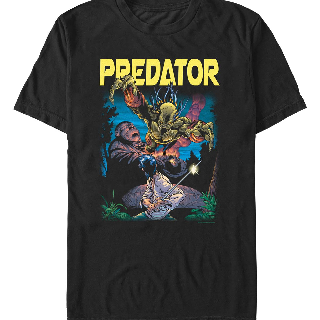 officially licensed Aliens vs. Predator Boss Fight T-Shirt tee
