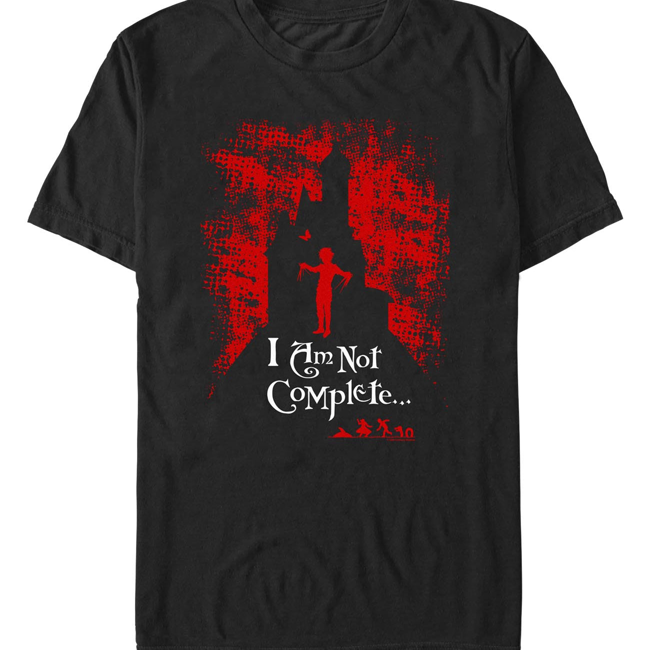 officially licensed Edward Scissorhands Not Complete T-Shirt tee