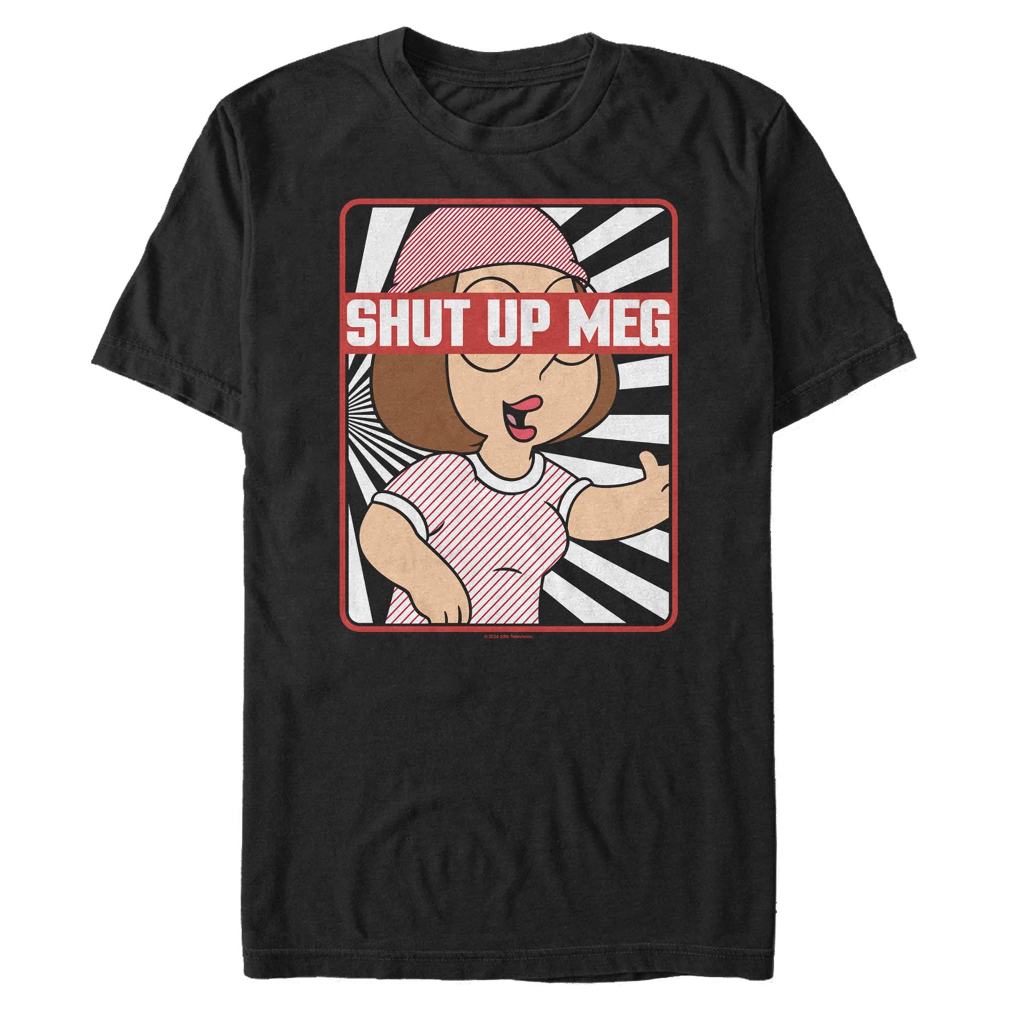officially licensed Family Guy Shut Up Meg T-Shirt tee