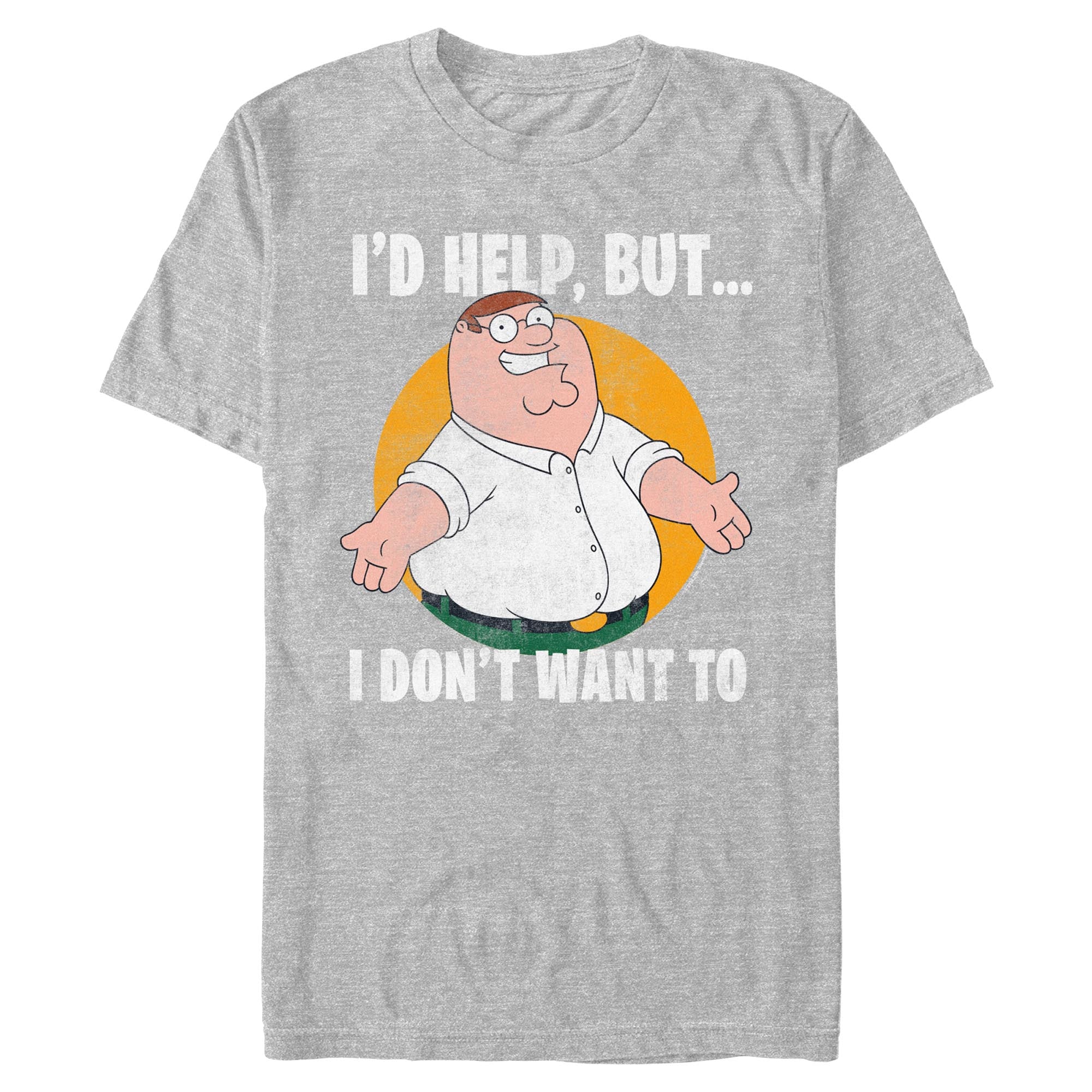 officially licensed Family Guy Peter Helpless T-Shirt tee