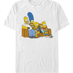 officially licensed The Simpsons Family Couch T-Shirt tee