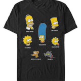 officially licensed The Simpsons Family Faces T-Shirt tee