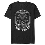 officially licensed The X-Files UFO Stamp T-Shirt tee