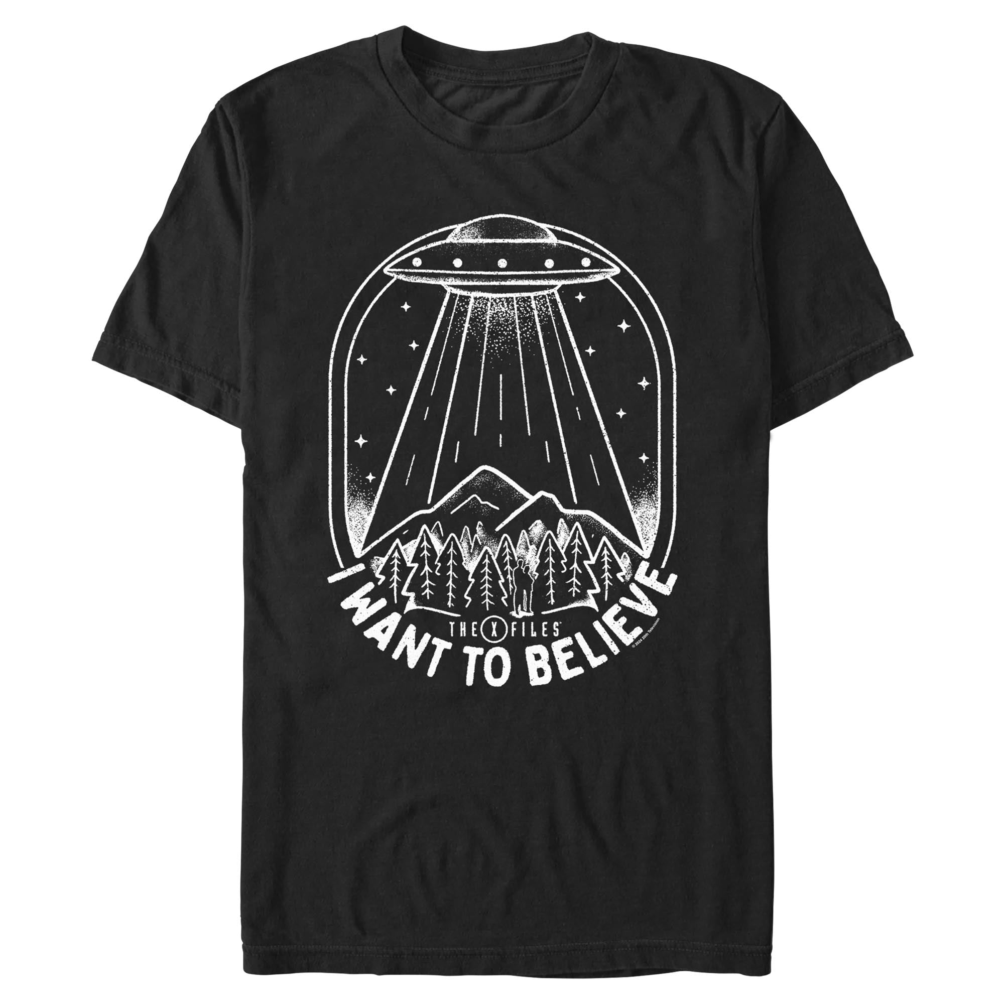 officially licensed The X-Files UFO Stamp T-Shirt tee