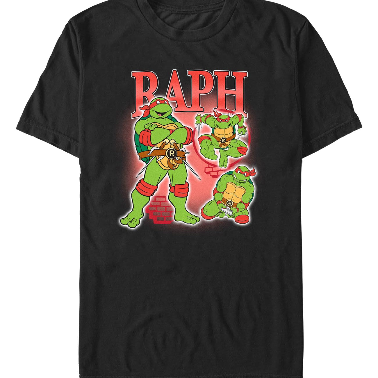 officially licensed Teenage Mutant Ninja Turtles Y2k Raph T-Shirt tee