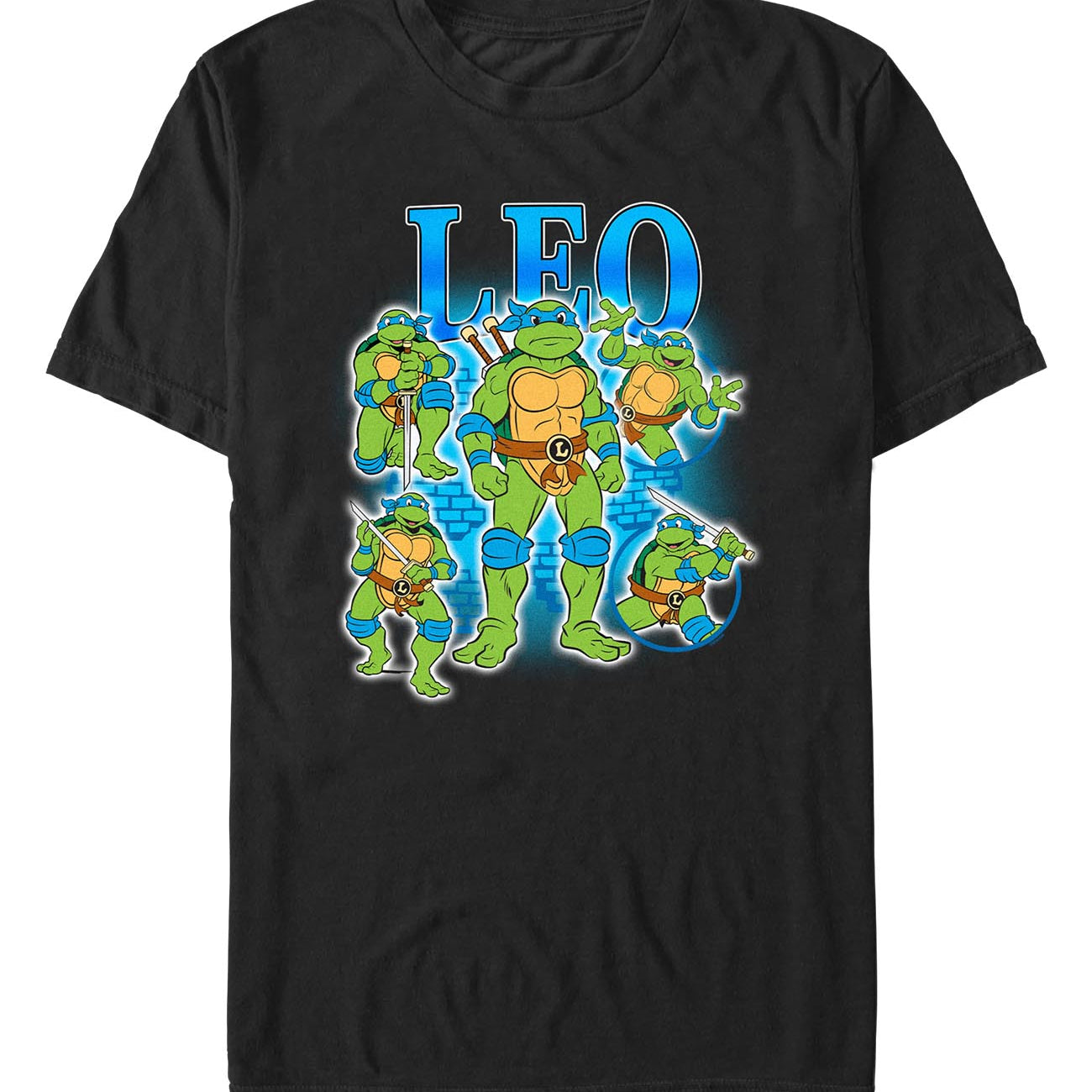 officially licensed Teenage Mutant Ninja Turtles Y2k Leo T-Shirt tee