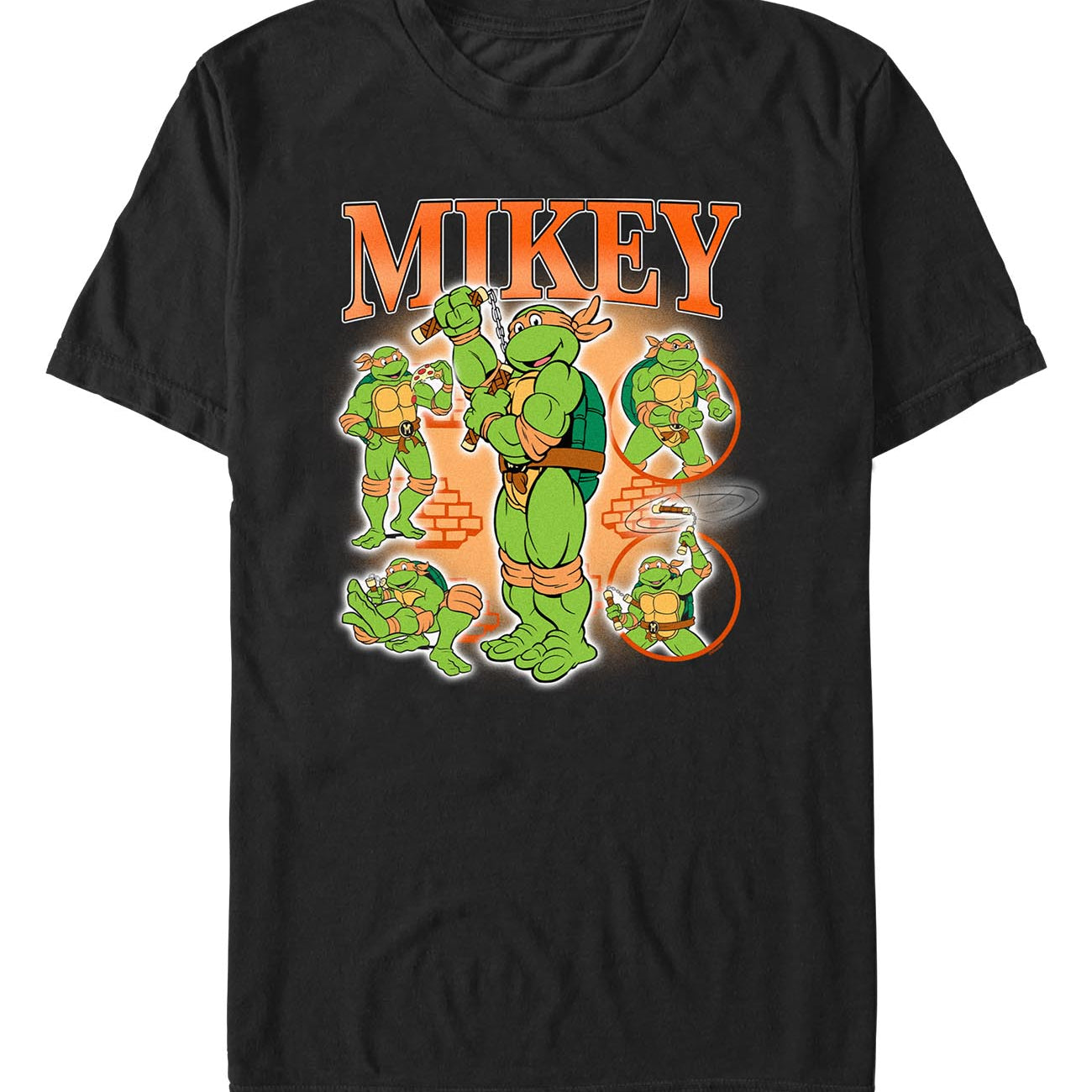 officially licensed Teenage Mutant Ninja Turtles Y2k Mikey T-Shirt tee