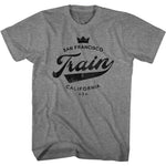 officially licensed Train Crown Graphite Heather T-Shirt tee