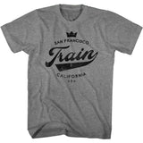 officially licensed Train Crown Graphite Heather T-Shirt tee