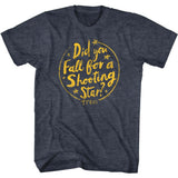 officially licensed Train Drops of Jupiter Lyrics Navy Heather T-Shirt tee