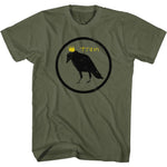 officially licensed Train Crow and Crown Circle Military Green T-Shirt tee