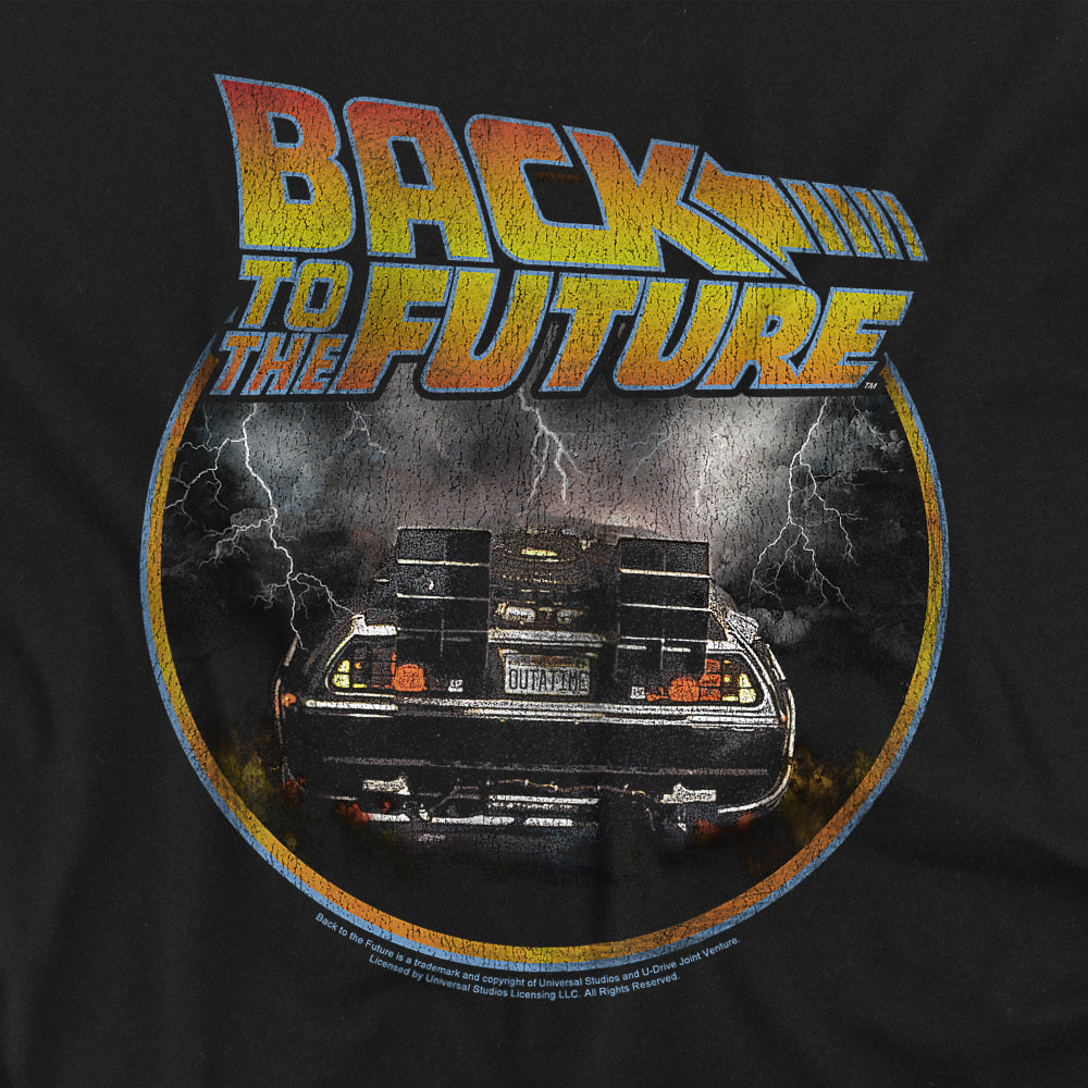 Back to the Future DeLorean Lightning T-Shirt