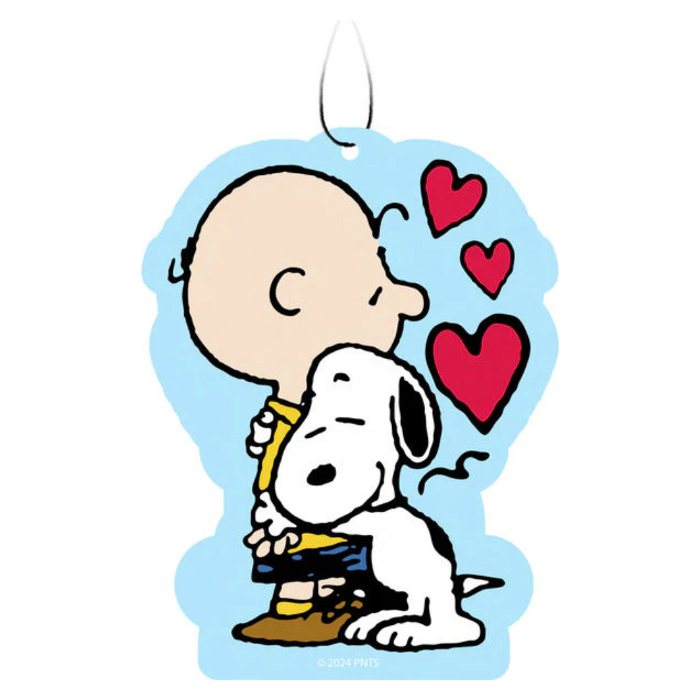 Peanuts Charlie Brown Snoopy Hearts Air Freshener