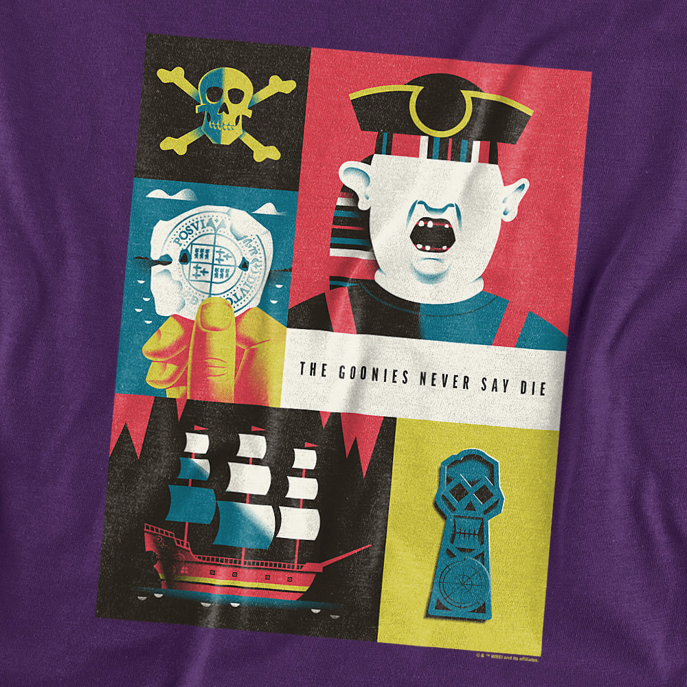 The Goonies Never Say Die Icons Poster T-Shirt