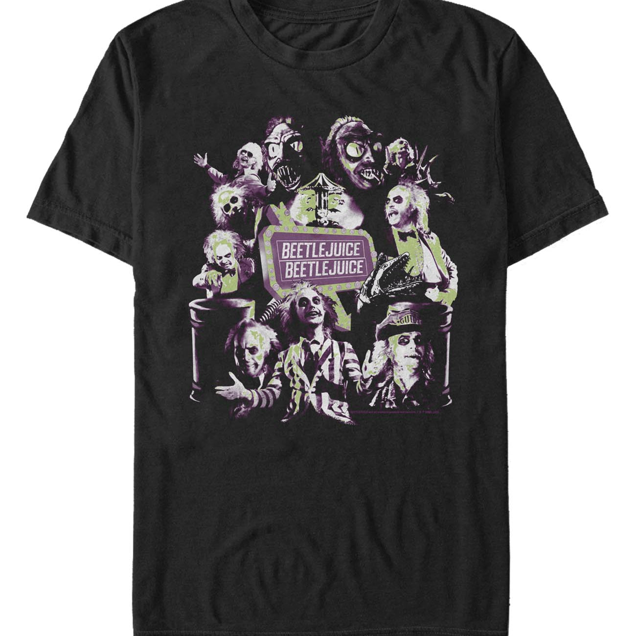 officially licensed Beetlejuice Say It Thrice T-Shirt tee