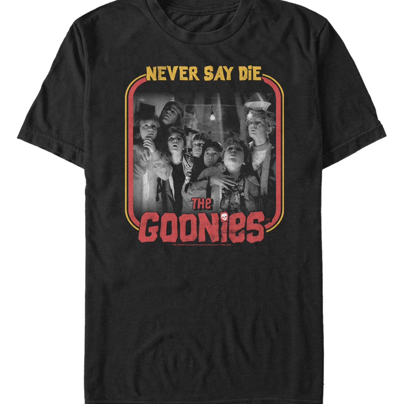 The Goonies Never Say Die T-Shirt officially licensed graphic tee