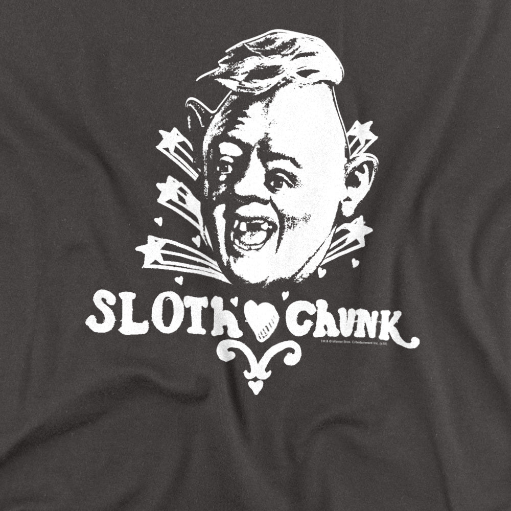 The Goonies Sloth Hearts Chunk T-Shirt