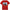 Red t-shirt with a graphic of two people and 'The Goonies' text on a white background
