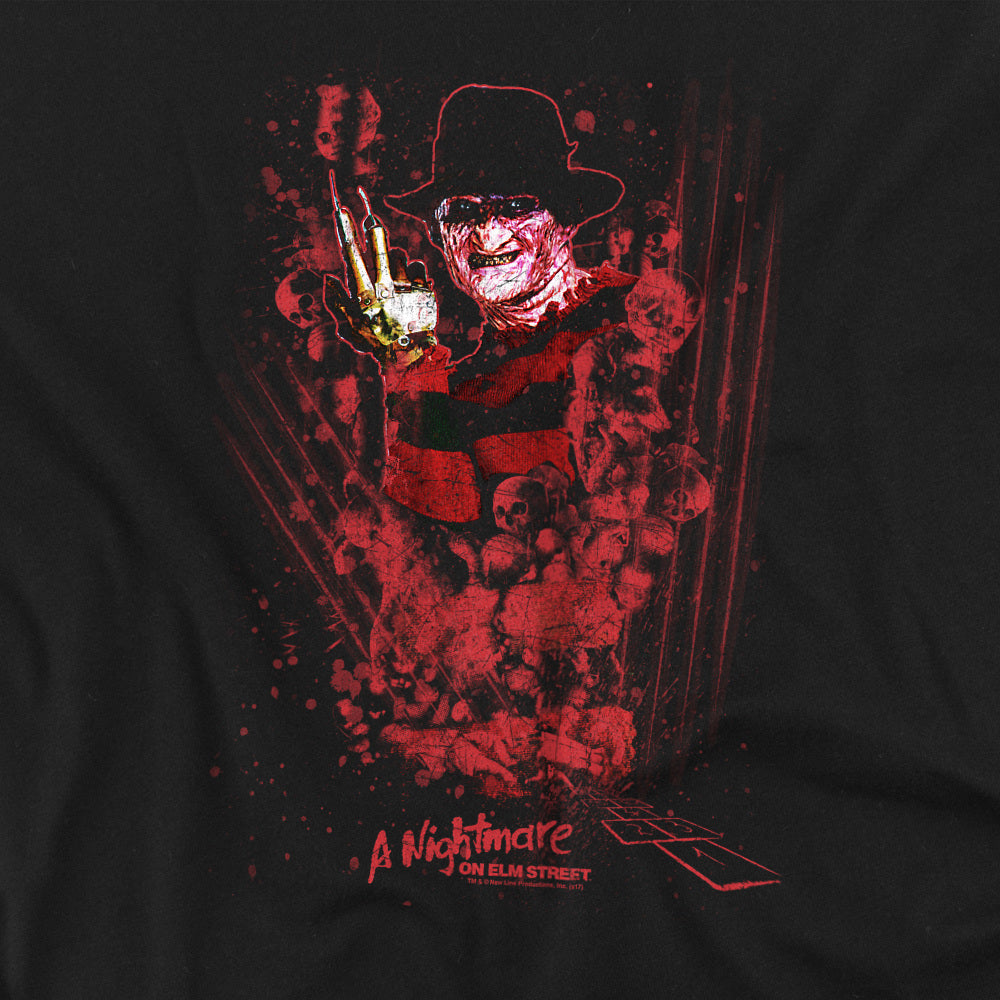 Nightmare On Elm Street One Two Freddy's Coming For You T-Shirt