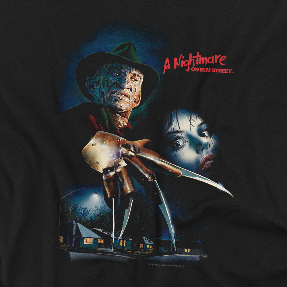 Nightmare On Elm Street Elm Street Poster T-Shirt