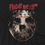 Friday The 13th Rough Mask T-Shirt