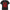 Black t-shirt with red 'The Shining' graphic design on a white background