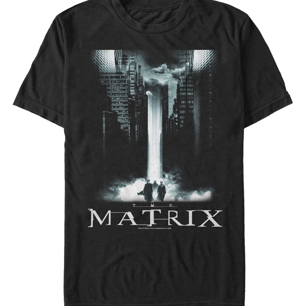 officially licensed The Matrix Cityscape Poster T-Shirt tee