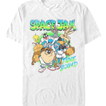 officially licensed Space Jam Tune Spray T-Shirt tee