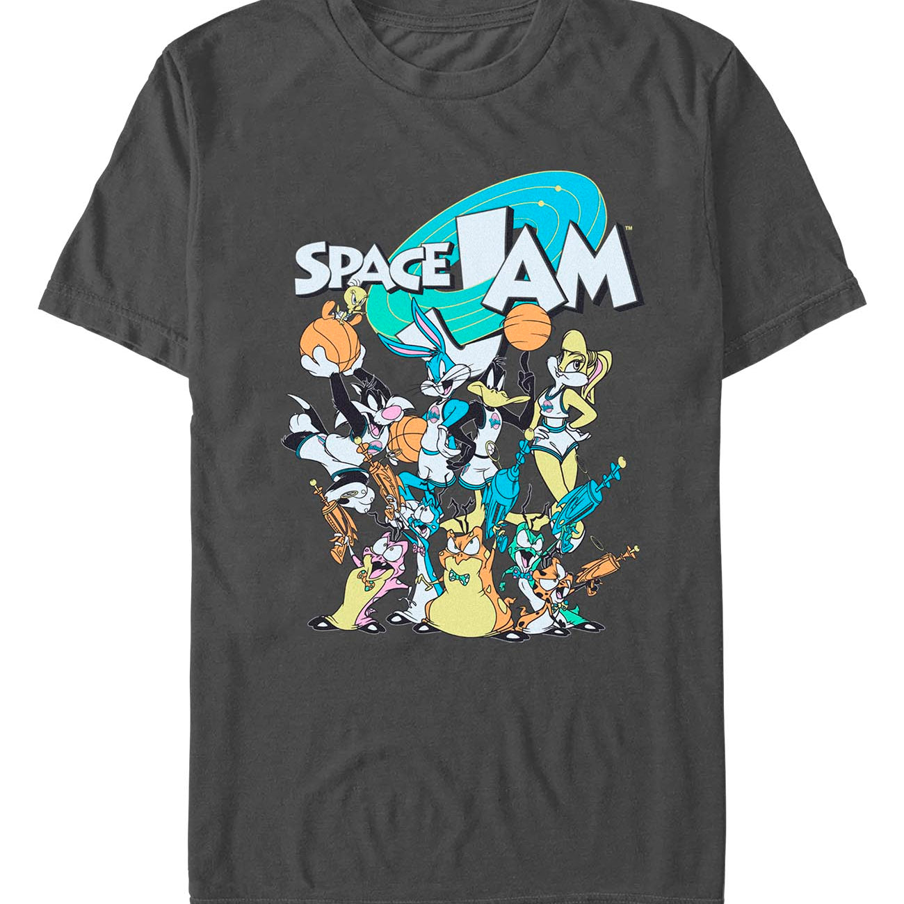 officially licensed Space Jam Jam Group Alt T-Shirt tee