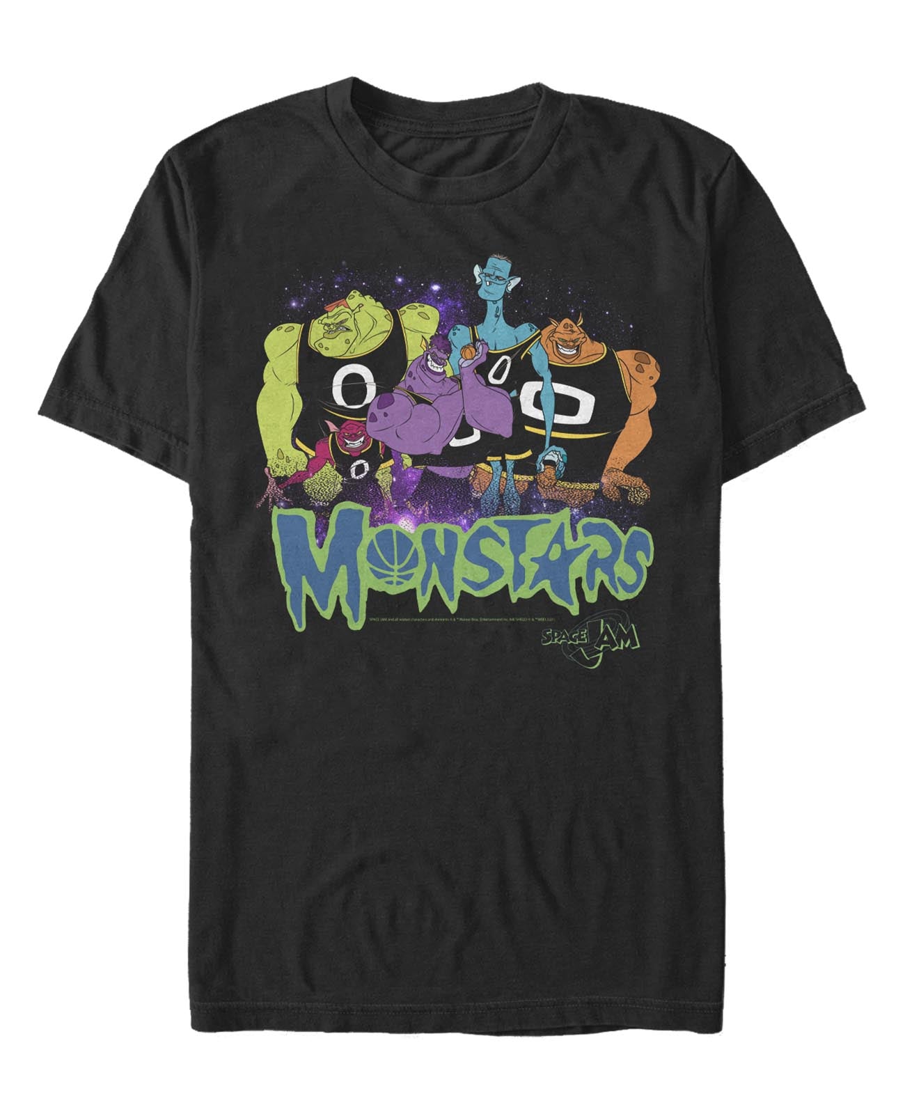 officially licensed Space Jam Monstars Space T-Shirt tee