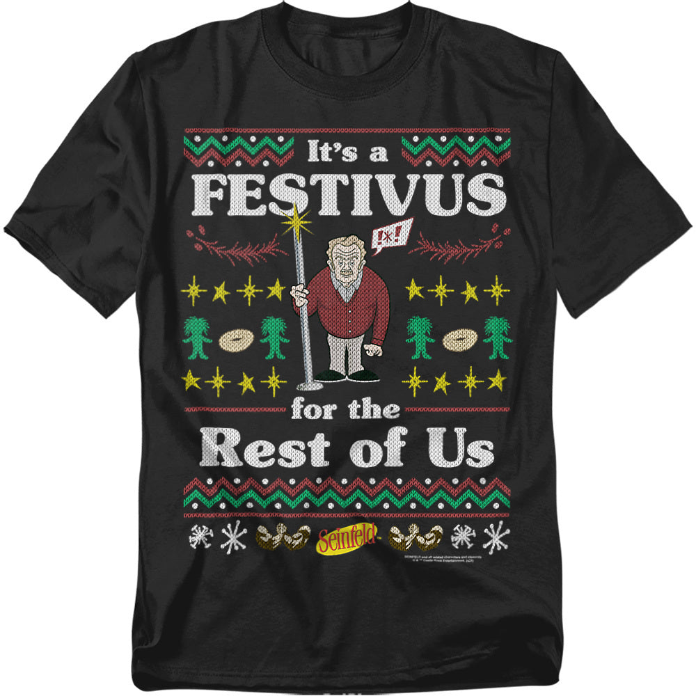 Seinfeld Festive Festivus graphic t-shirt