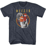 officially licensed Weezer Pork and Beans Navy Heather T-Shirt tee