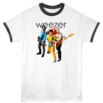 officially licensed Weezer The Band Ringer T-Shirt tee