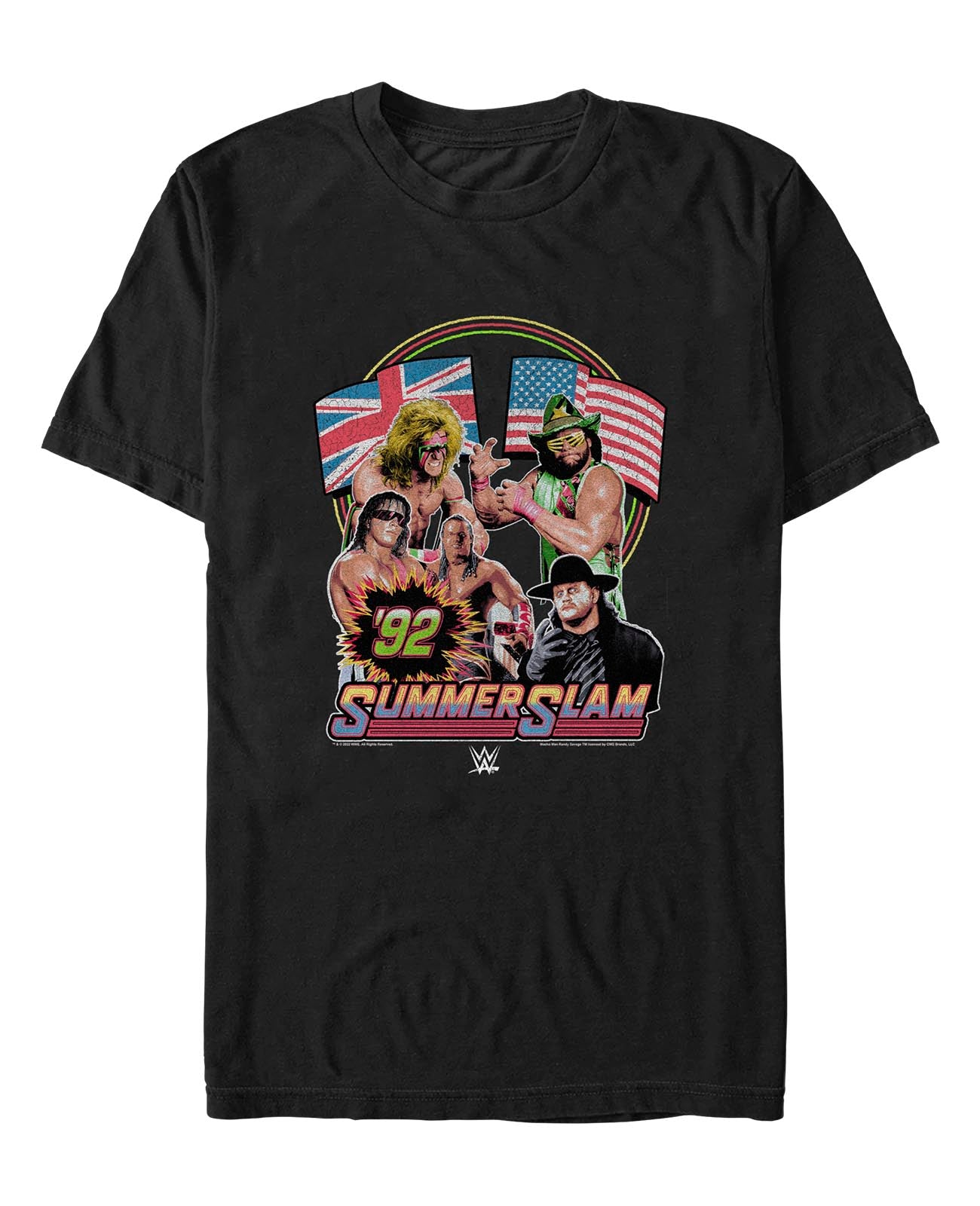 officially licensed WWE Summerslam 92 T-Shirt tee