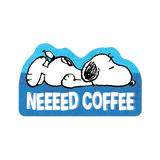 Need Coffee by Peanuts (Holidays) - Die-Cut Sticker