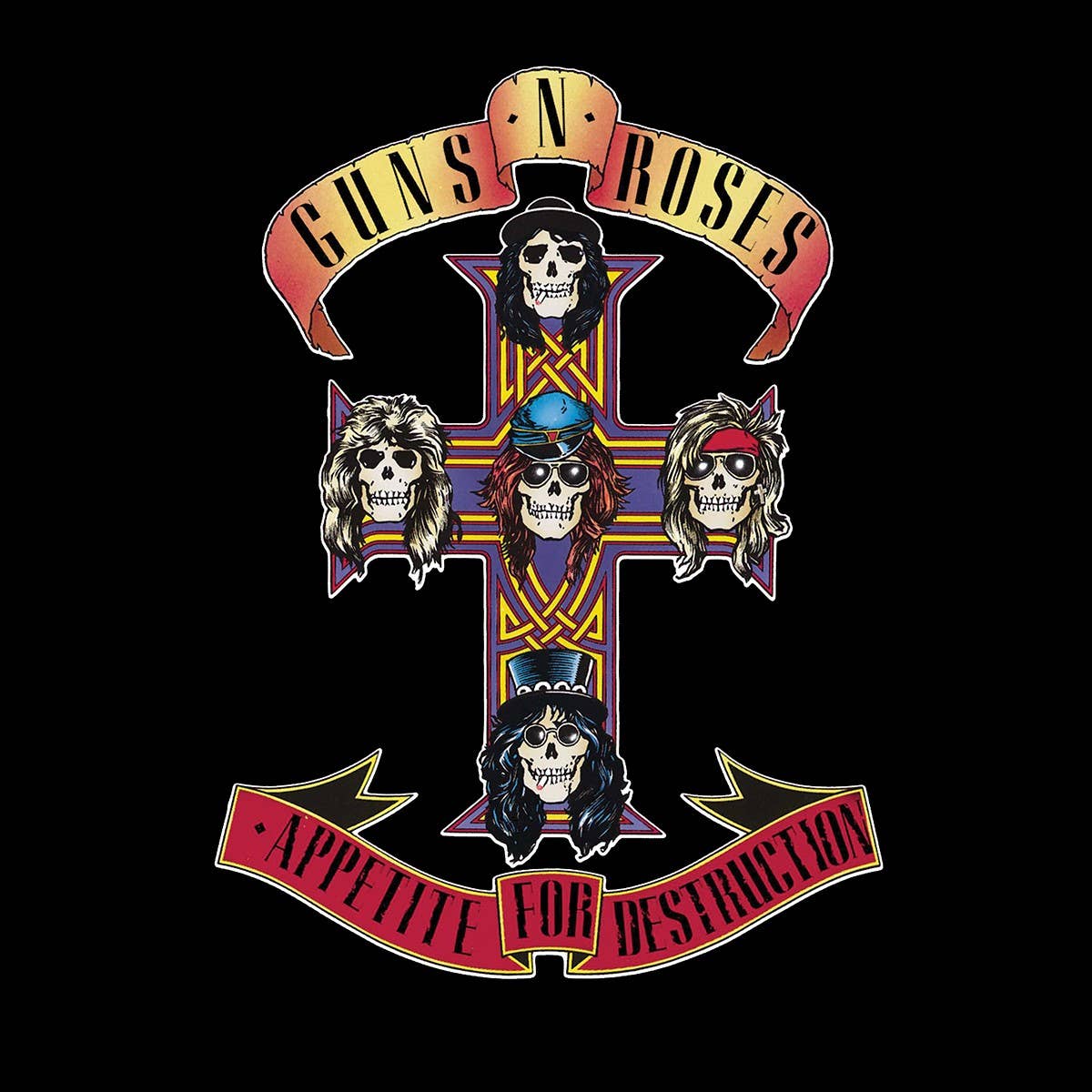 Guns N Roses Appetite For Destruction Album Cover Cardboad Poster