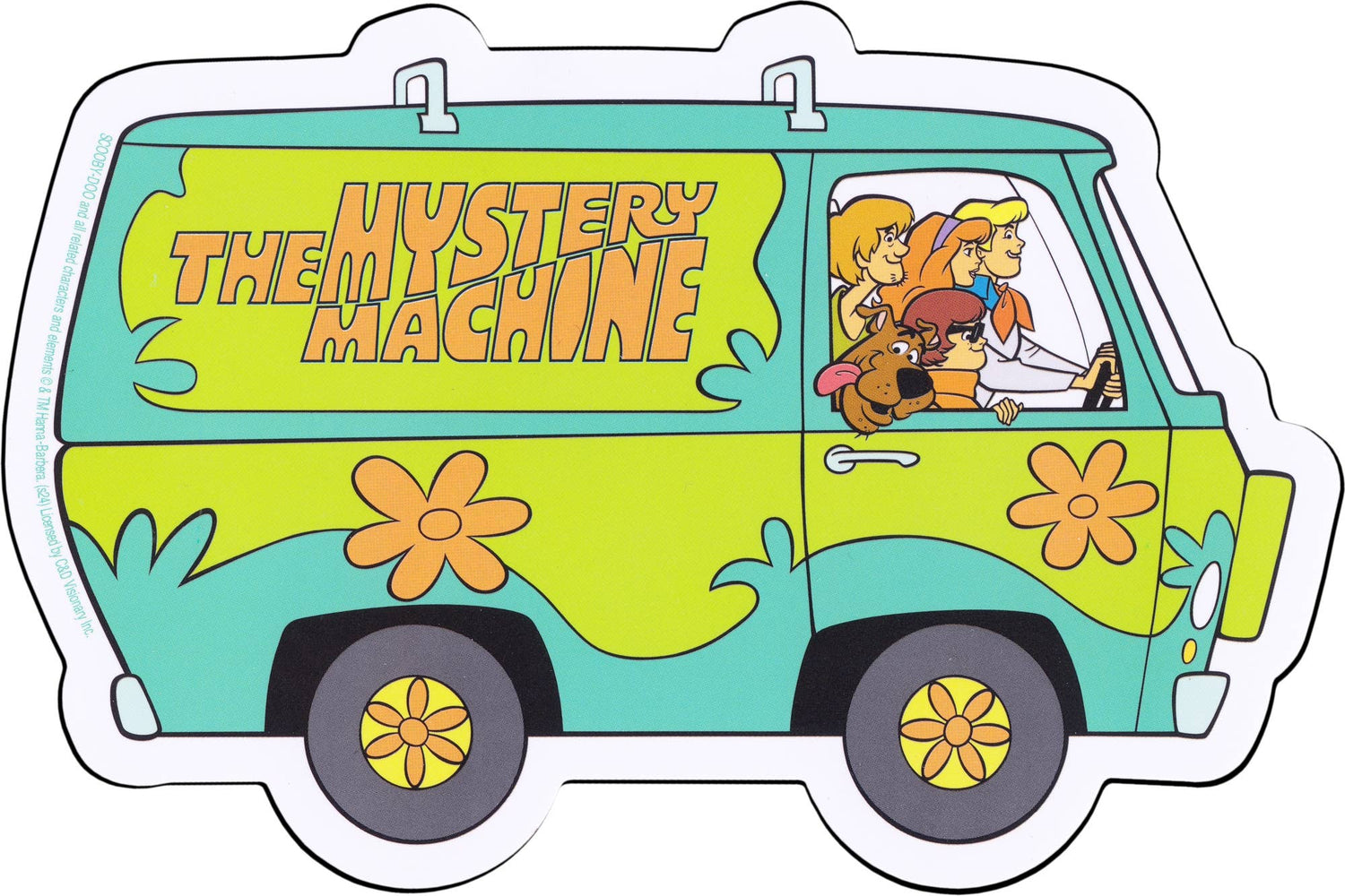 Scooby Doo - The Gang In The Mystery Machine Sticker