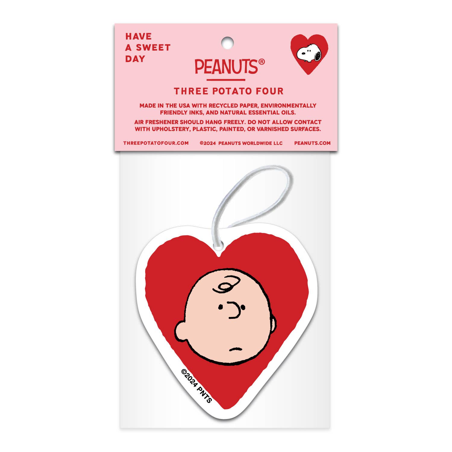 Peanuts® Valentine - Heart Air Freshener