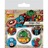 Marvel Comics (Hulk) Badge Pack