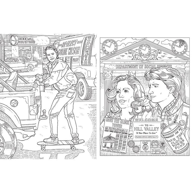 Back to the Future: The Official Coloring Book