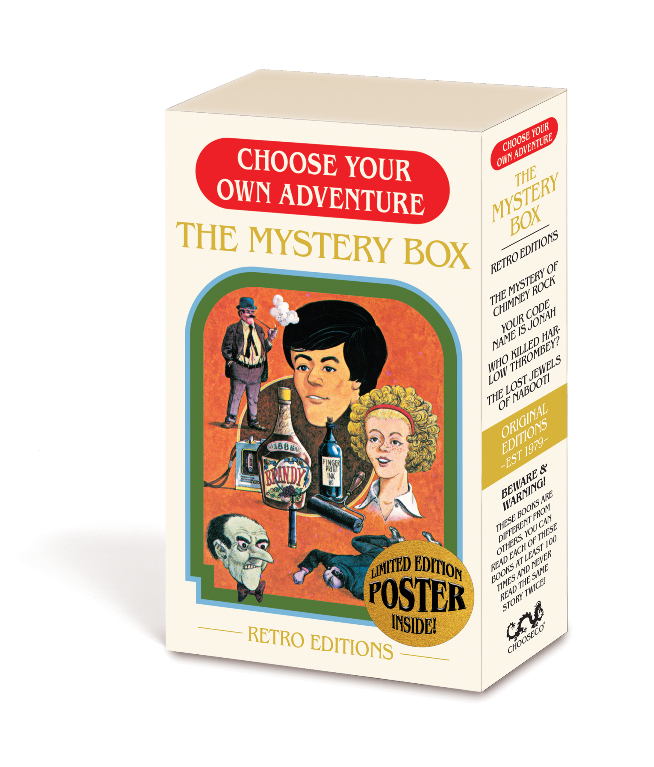 Choose Your Own Adventure The Mystery Box 4-book boxed set officially licensed